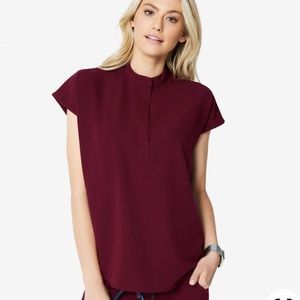 BURGUNDY RAFAELA TOP